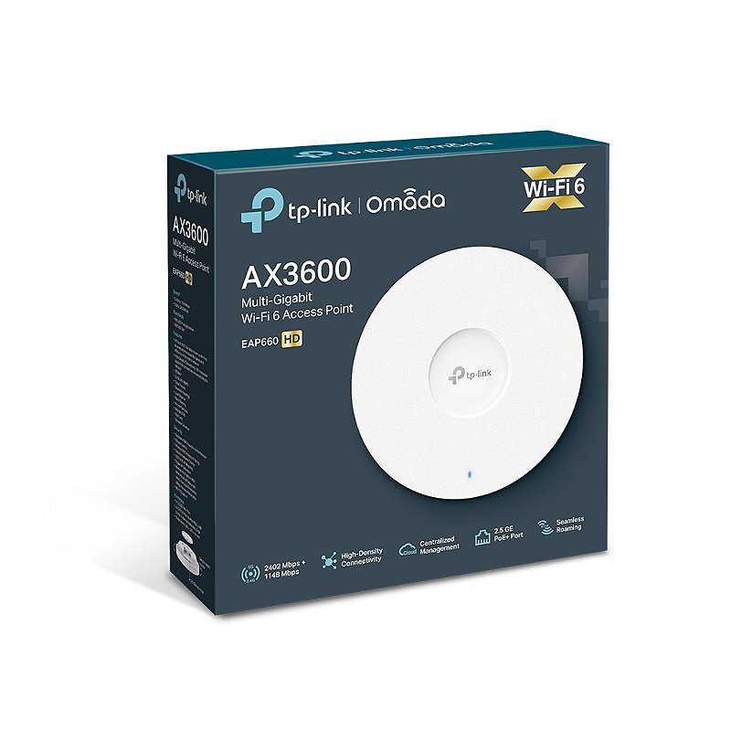 ルーター・ネットワーク機器 Wifi Access Point & Security Gateway Access Point TP-LINK WIFI 6 EAP660HD (TETO) AX3600 WAN 2.5GB Alta
