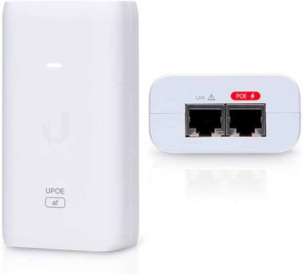 Injetor POE 48V Gigabit 802.3AF Ubiquiti U-POE Bivolt 100-240V