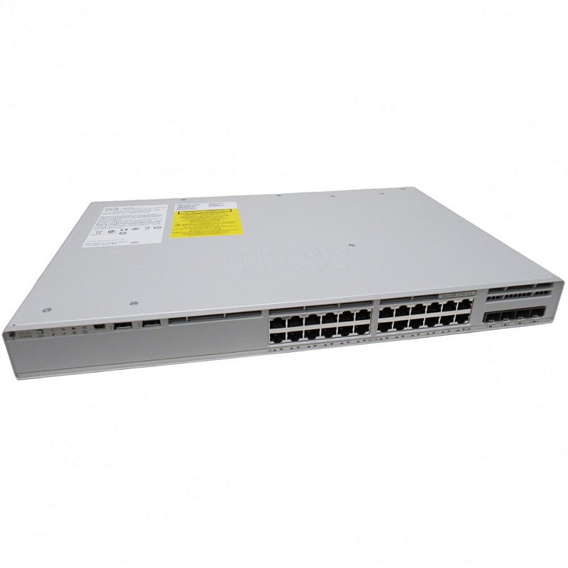 CISCO C9200L-24T-4G-E V01(在庫3) Switch Cisco Catalyst C9200L-24P-4X-E-BR 24 portas POE 370W + 4