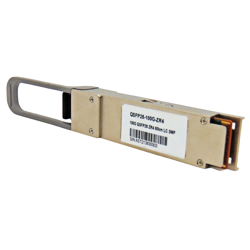 Lin Crystal  QSFP28 100G 80KM 1310NM LC SMF QSFP28-100G-ZR4 6.5W - Aztech
