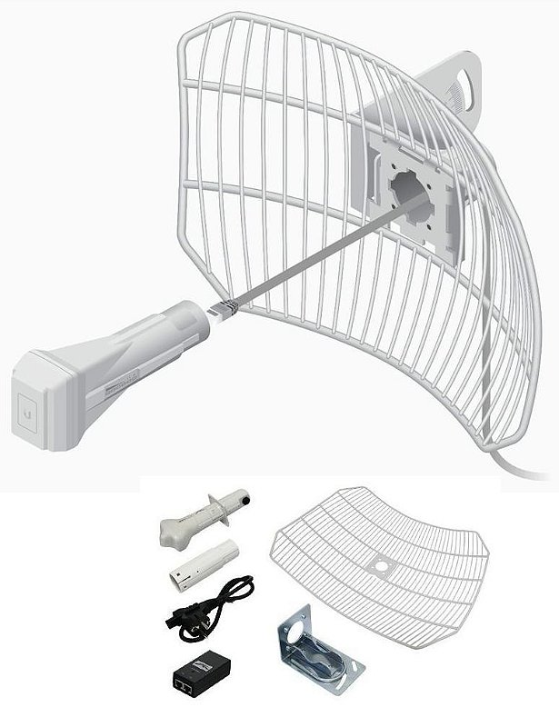 アリムラ技研　リングアンテナ　AR-Ｕ１６　５台 Antena Ubiquiti Airgrid Completa Airmax 5.8ghz 23dbi Branca