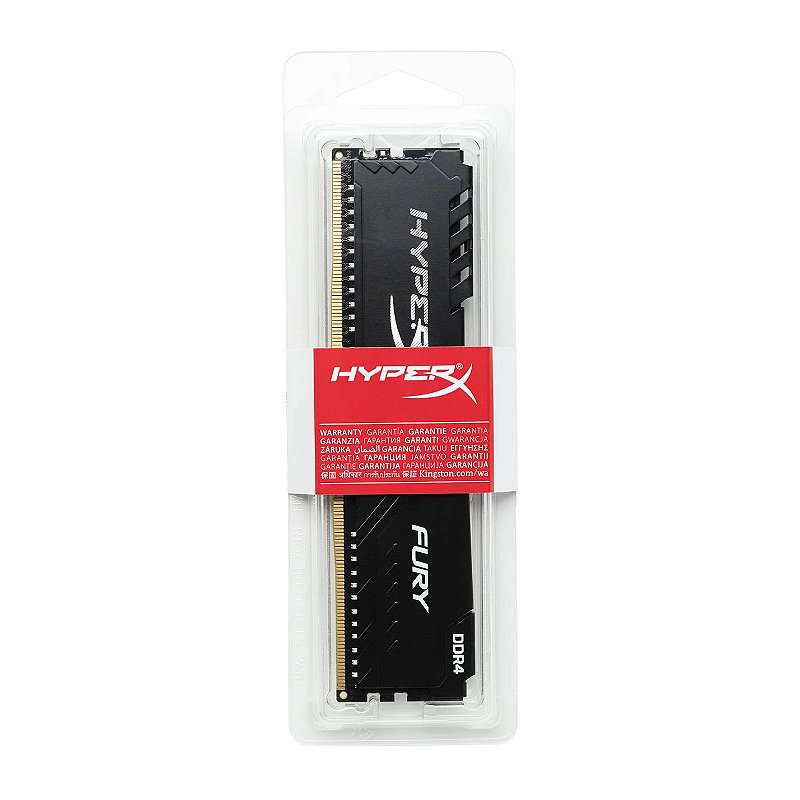 HyperX Fury DDR4 16GB×4 3200MHz HX432C16FB3K4/16 - Kit de Memórias HyperX Fury (4 de 4GB) DIMM