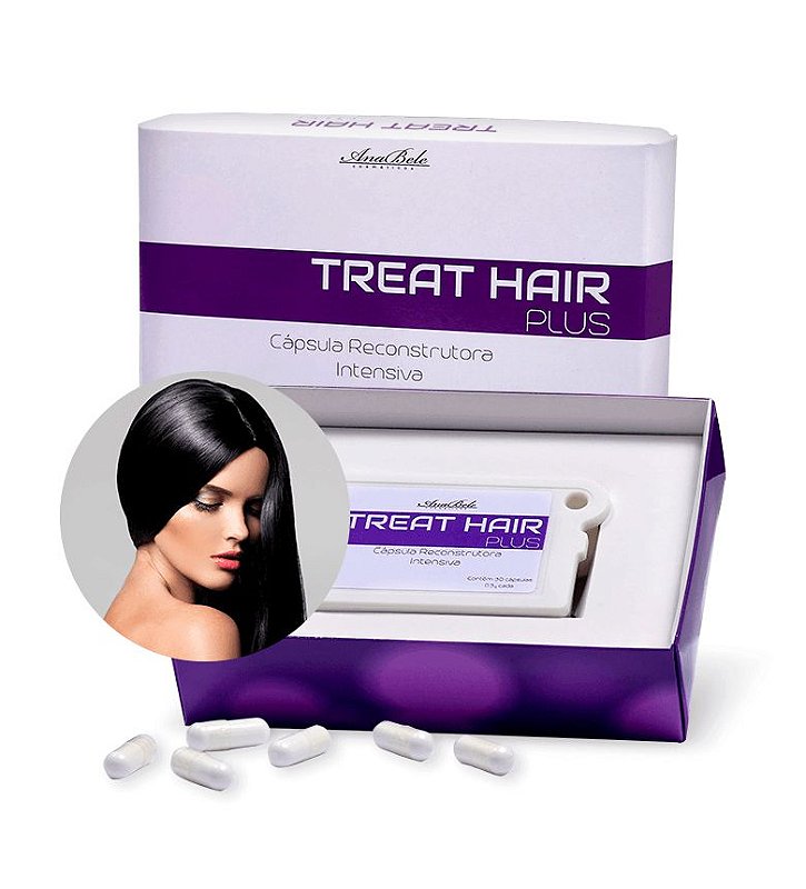 CAPSULAS TREAT HAIR PLUS 12 AMINOÁCIDOS - DELTA COSMÉTICOS