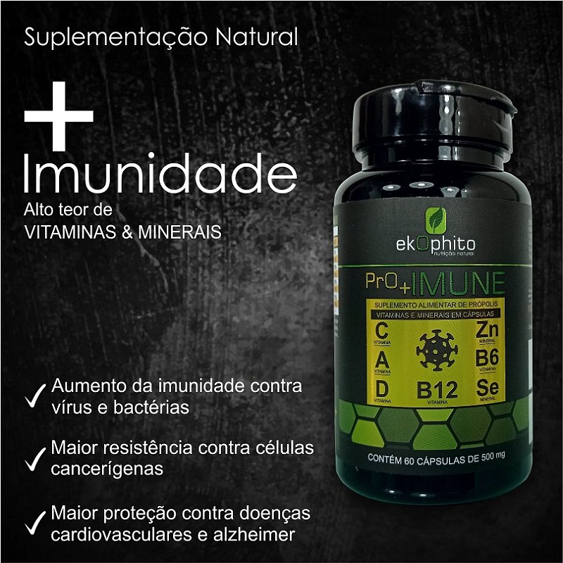 Vitamina D + B12 30 cápsulas - Linha Saúde - Artesanal