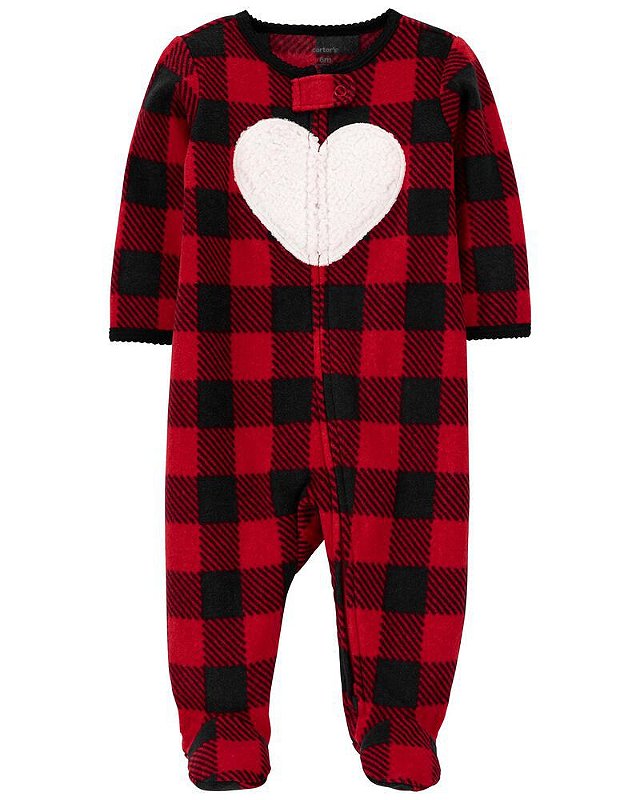 Pijama Macacão de Flanela Xadrez Menina, €23.90