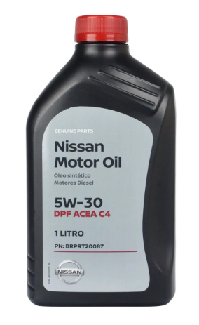 Óleo para Motor Diesel Sintético 5W30 DPF ACEA C4 1 lt - Nissan