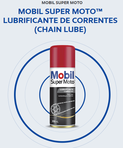 Mobil Super Moto Chain Lube 200 ml Lubrificantes para Corrente