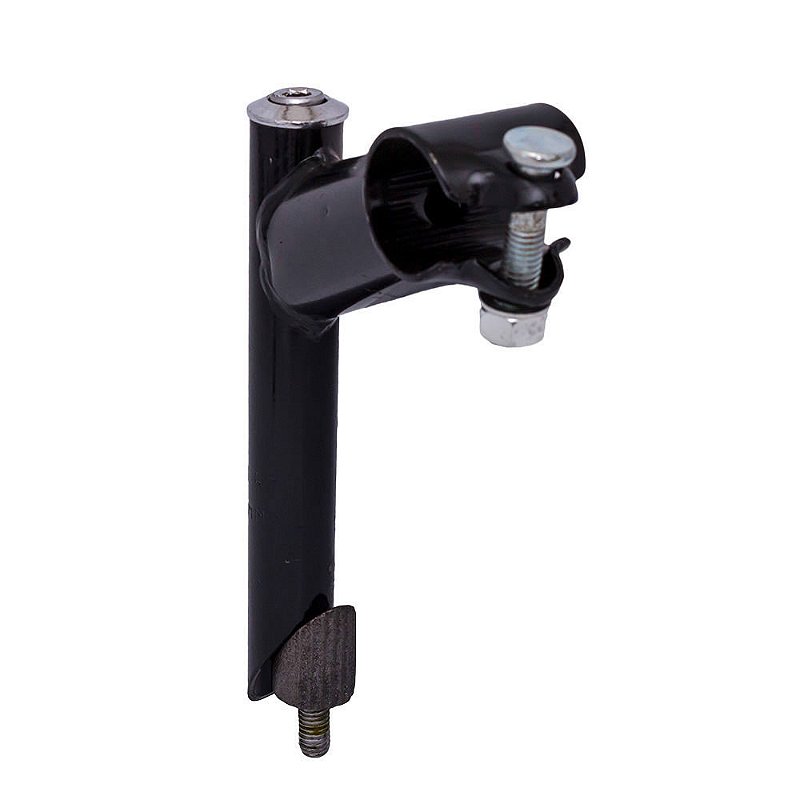Ergotec stuurpen-adapter ahead level 6 met spacers 28,6ø 107mm mat zwart ERGOTEC