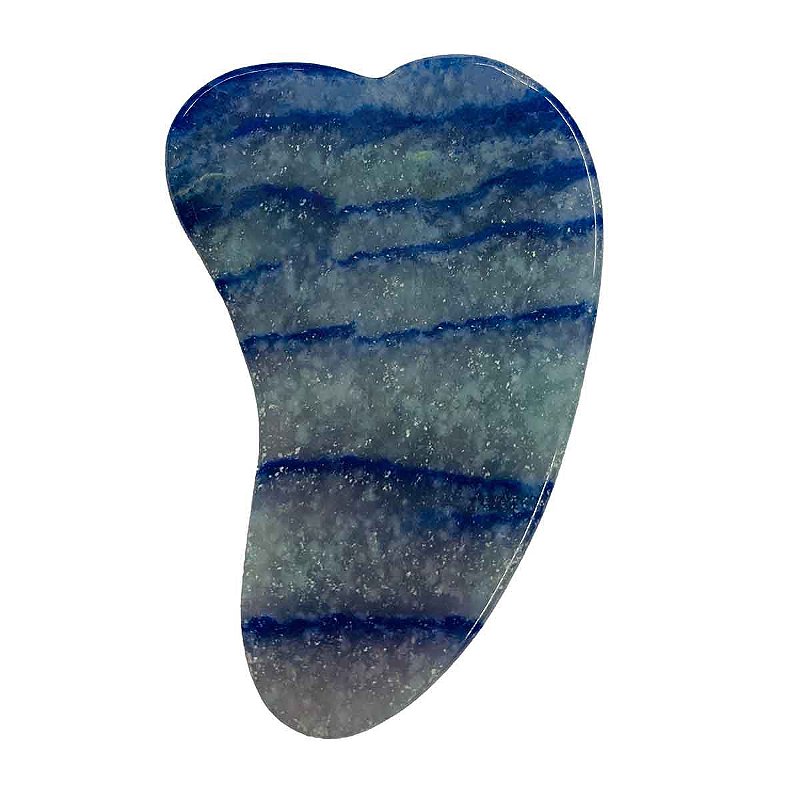 Gua Sha Quartzo Azul