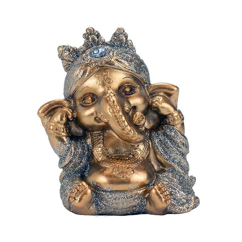 Ganesha com gliter não ouço