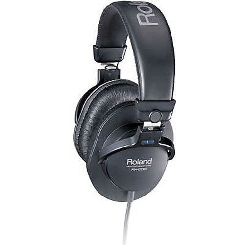 Roland RH-200 ブラック Roland RH-200 Fones de Ouvido Circumaural - Broadmedia