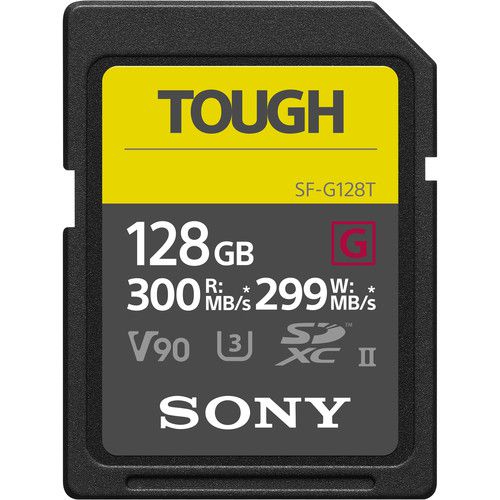 SONY 128GB TOUGH SDXC UHS-Iカード Cartão SDXC Sony 128GB SF-G UHS-II Tough Series - Broadmedia