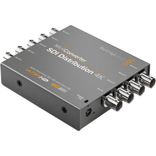 美品 動作正常 Blackmagic SDI Distribution 4K Blackmagic Design Mini Converter SDI Distribution 4K - Broadmedia