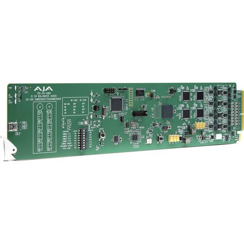 AJA OG-3G-AM Embedder/Disembedder AES 3G-SDI de 8 canais - Broadmedia
