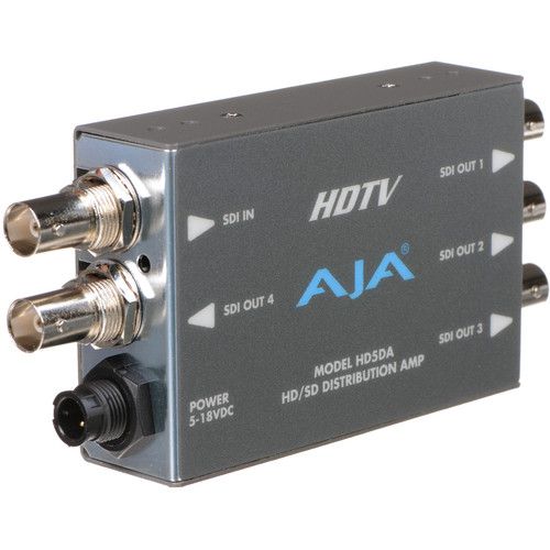 HD5DA Amplificador/Repetidor de Distribuição HD/SD-SDI 1x4