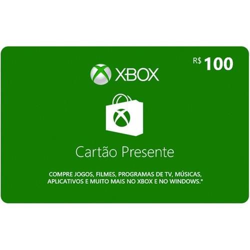 Compre Cartão Xbox R$ 100 Reais Xbox Live Brasil - w2i Games