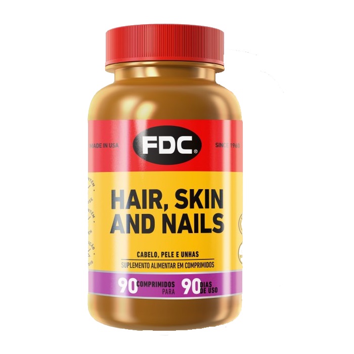 FDC Hair Skin And Nails 90 Comp IMPORTADO USA - HiperABC