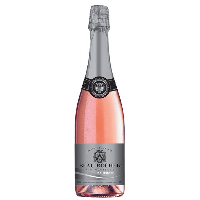 Espumante Beau Rocher Vin Mousseux Brut Rose - Vinvino® - Melhor Loja Online