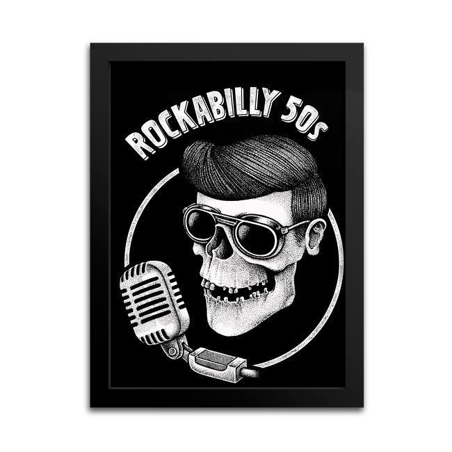 Quadro Rockabilly - Machine Cult | Miniaturas de Moto e Decoração