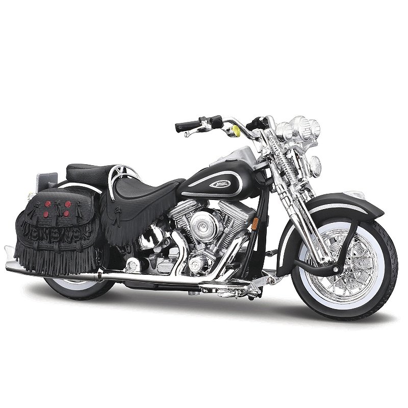 Miniatura Moto Harley-Davidson 1998 FLSTS Heritage Springer Maisto