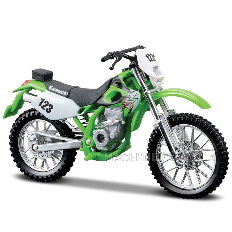 Miniatura Kawasaki KLX 250SR Maisto 1:18 - Machine Cult