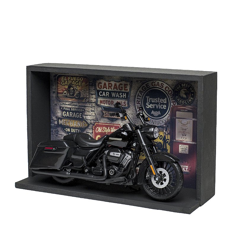 絶版IMAI HARLEY-DAVIDSON KING of EAGLE1/12 Miniatura Harley-Davidson Road King Special 1:12 Kit Expositor