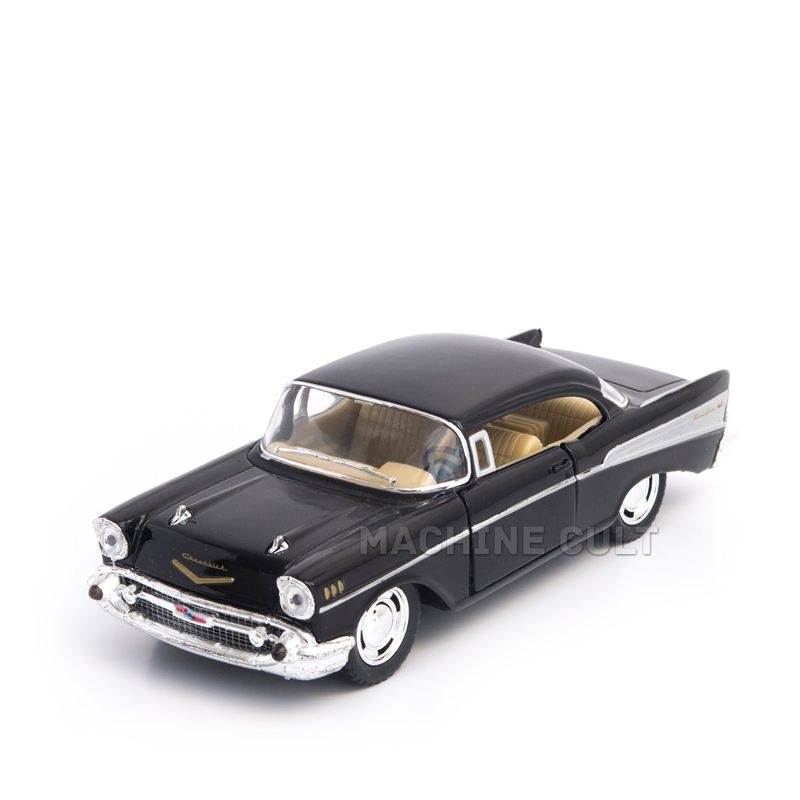 Miniatura Chevrolet Bel Air 1957 Preto - 1:40 - Machine Cult