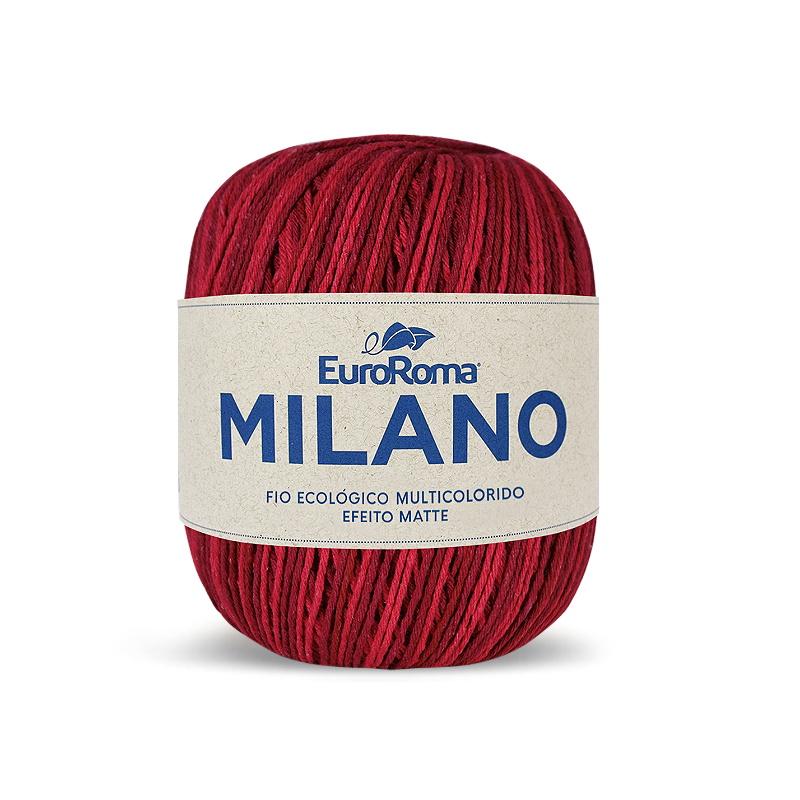 Barbante Milano Multicolor Euroroma 200g - Cerejeira - Carmenn