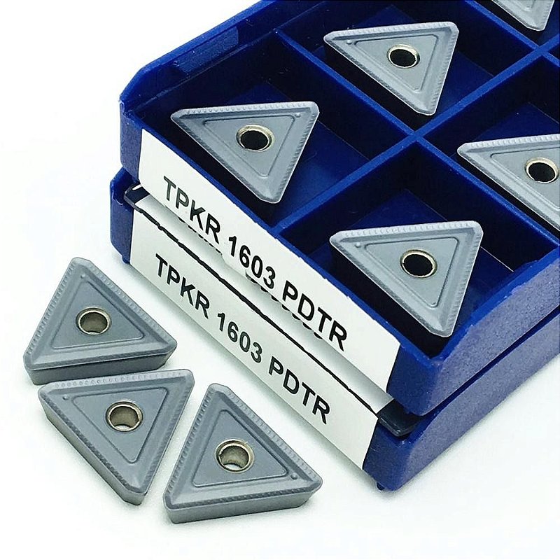 Inserto pastilha TPKR 1603 PDTR usinagem de metais