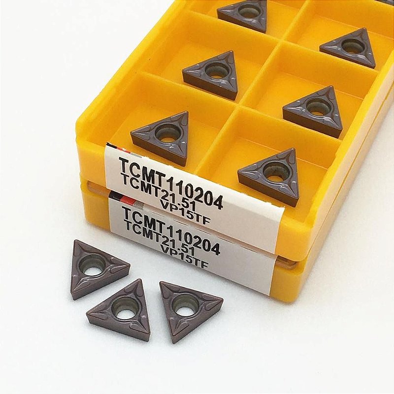 Pastilha de Videa TCMT 110204 vp15tf para usinagem de aço e metais em geral