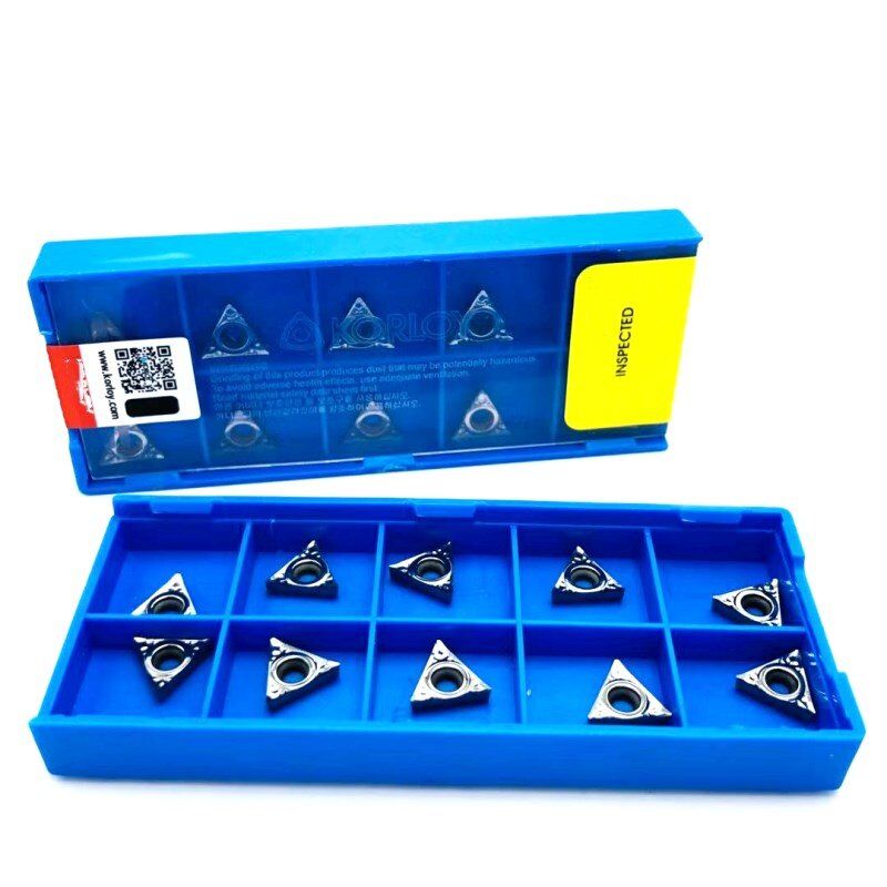 Pastilha TCGT11 0204-AK H01 indicado para torneamento de alumínio, latão, bronze, cobre