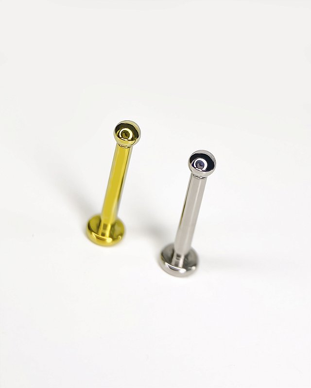Piercing Labret Mini Ball Titanio Loka do Piercing A sua Joalheria Exclusiva para Comprar Piercing
