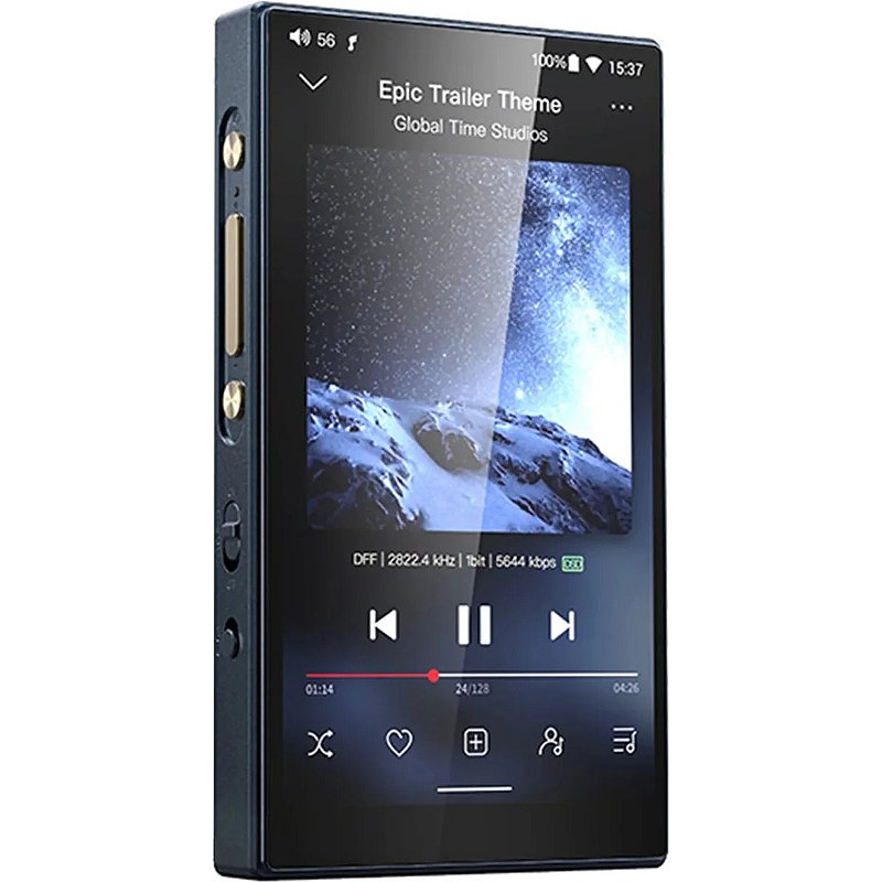 FIIO M21 ポータブルデジタルオーディオプレーヤー　ダークブルー Media Player de Áudio DAP Fiio M21 Azul Escuro - DAC