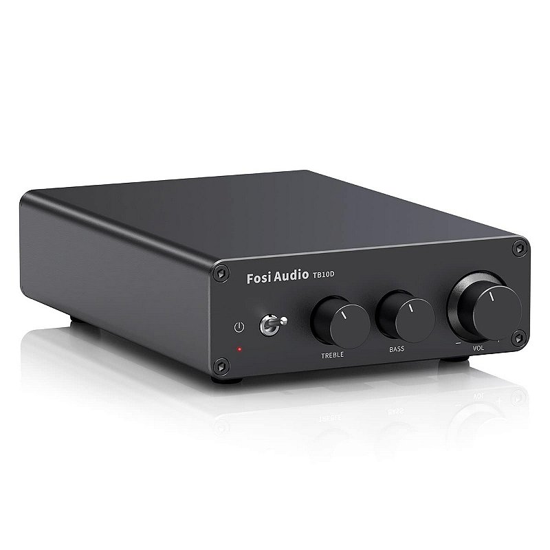 Fosi Audio TB10D パワーアンプ Amplificador Fosi TB10D 600W Classe D Hi-Fi Estéreo RCA TPA3255