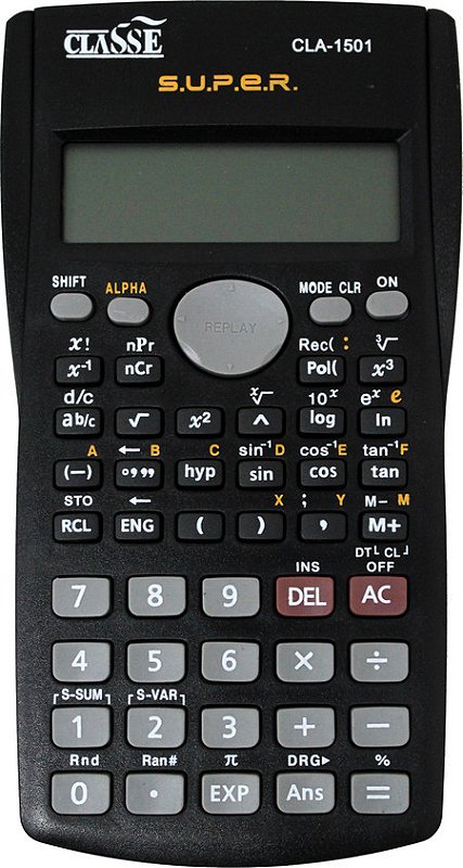 Calculadora Cientifica 240 Funções Classe Papelaria Virtual