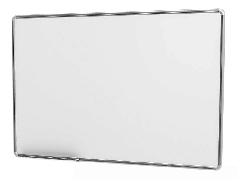 Quadro Branco Moldura Aluminío Free 120x090 cm - Stalo - Papelaria