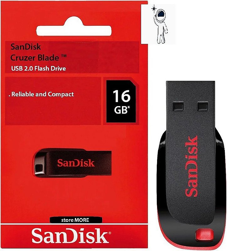 PenDrive Pen Drive Sandisk 16 GB ORIGINAL - Beta Cabos Cell