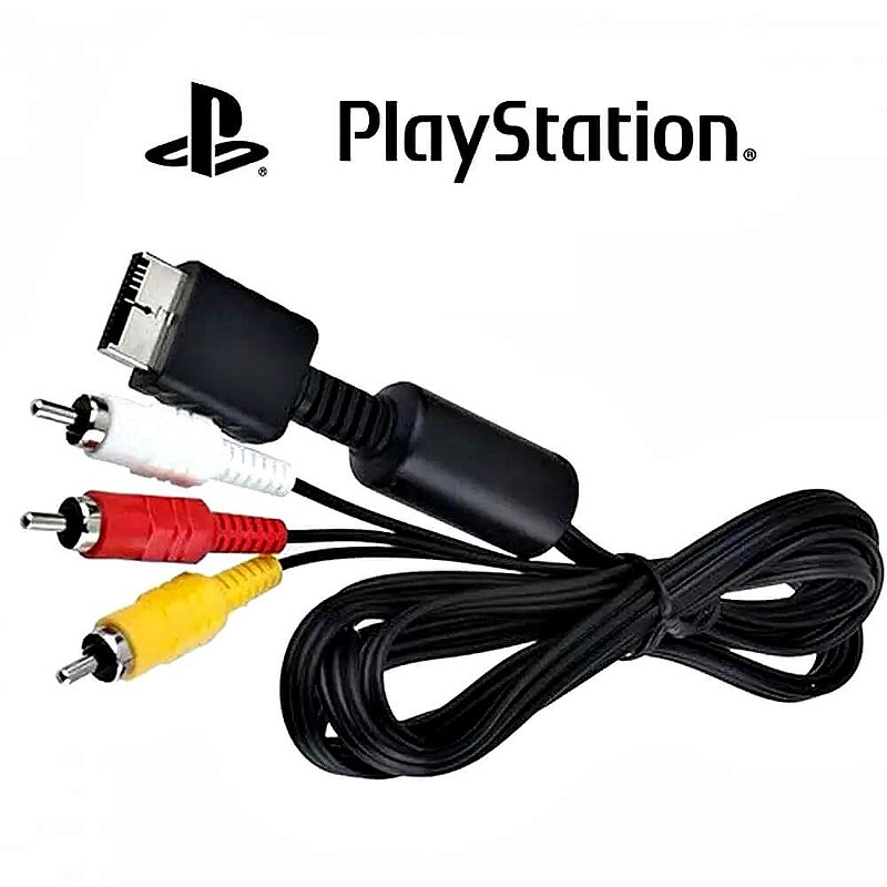 Cabo de Áudio e Vídeo Playstation 2 - Player Games