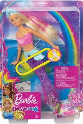 Barbie dreamtopia luzes sereia brilhante Clearance