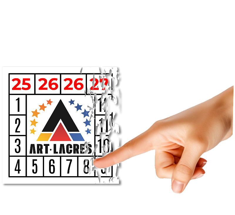 1.000 Lacres Casca de Ovo 1x1cm (destrutível)