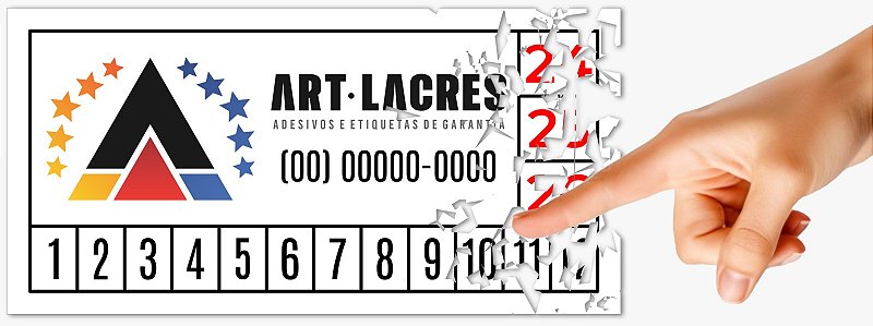 1.000 Lacres Casca de Ovo 10x25mm