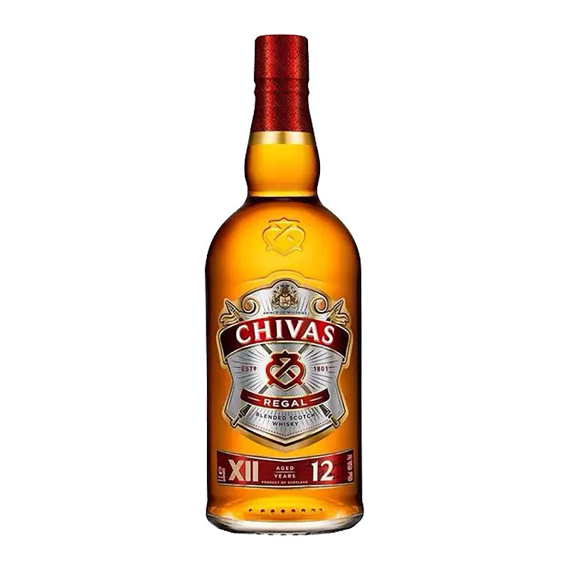 Whisky Chivas Regal 12 anos - 1L - Bebidas BH Delivery - ZapVendas
