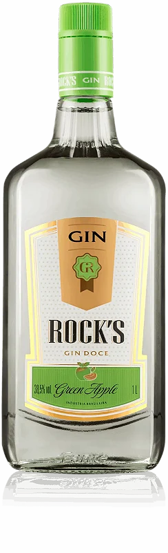 Gin Rock's Green Apple- Fante - 1L - Bebidas BH Delivery