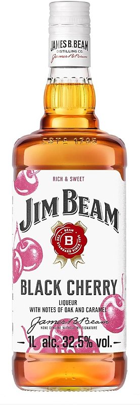 Whiskey Jim Beam Cherry- 1L - Bebidas BH Delivery - ZapVendas (31