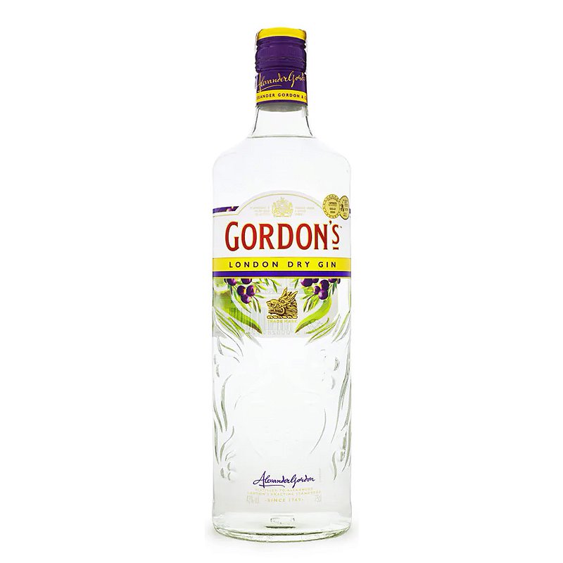 GORDON’S DRY GIN ジン　750ml Gin Gordon´s London Dry 750ml - Pirâmides Distribuidora de Águas