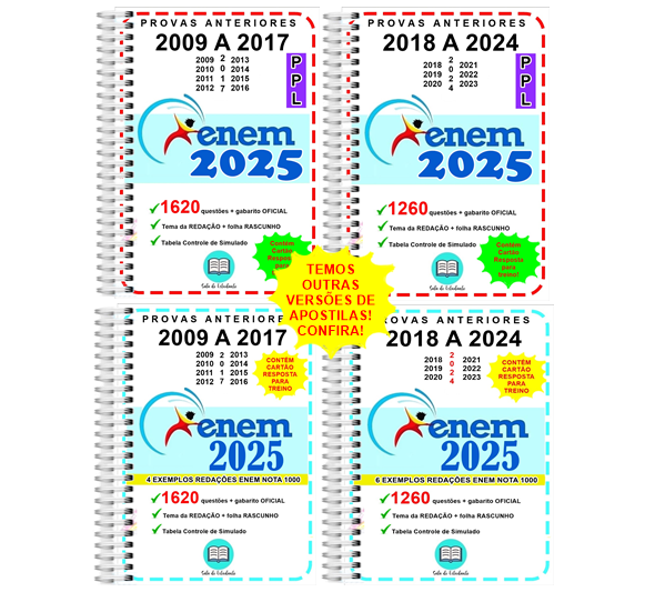 Enem Regular + Enem Ppl 2009 A 2023 Gabarito Oficial - https://www ...