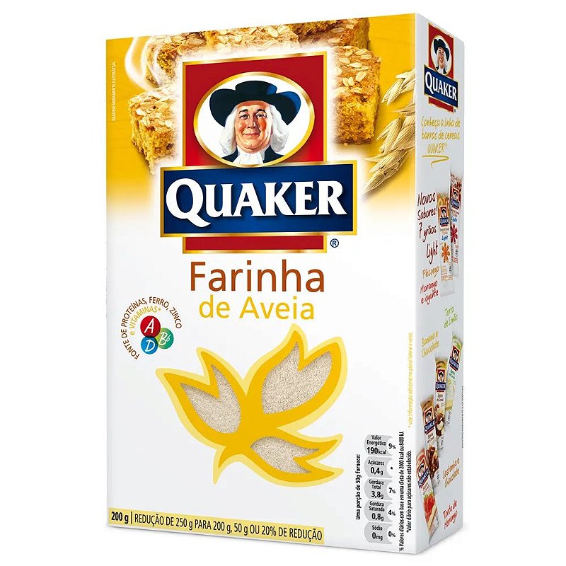 Farinha de Aveia Quaker 165g - Nosso Mercado Online - Supermercado Delivery  Natal/RN