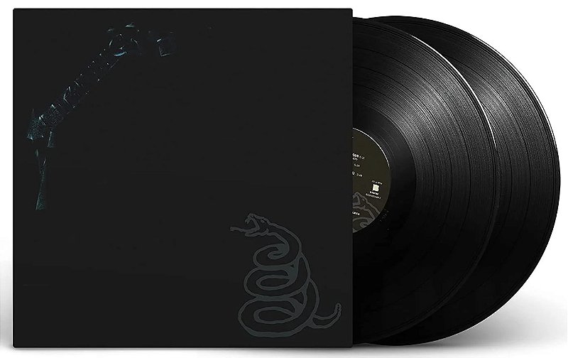Metallica Black Album em Vinil 2021 Edição Especial LP duplo NyO Tech Games