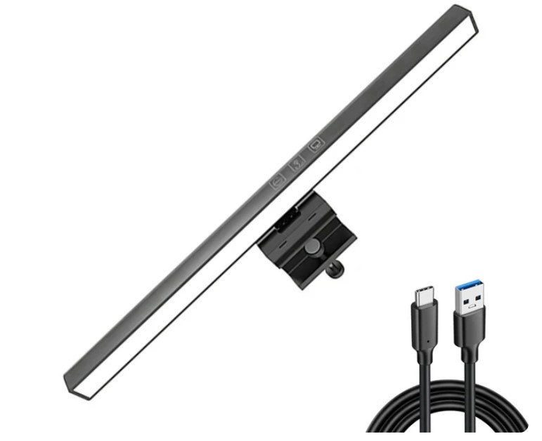 Luminária LED para Monitor Regulagem de Temperatura e Brilho NyO