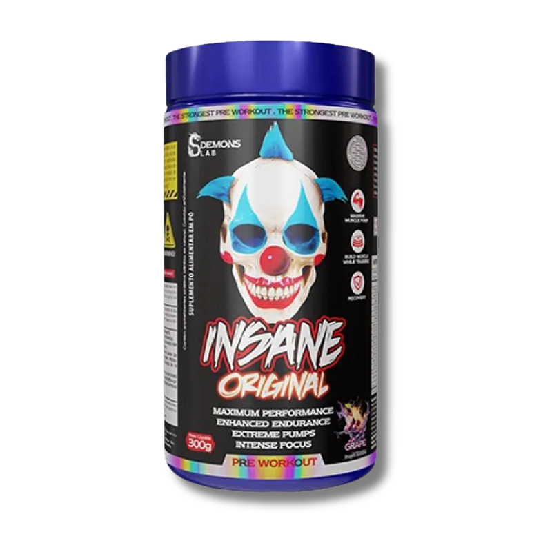 Pré Treino Insane Original 300g Demons Lab - Preço Baixo - Caveira ...